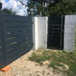 Brama stalowa wykonana na indywidualne zamówienie przez NiEmil Art