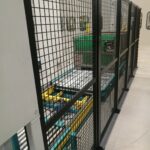 Ogrodzenie bezpieczeństwa maszyny przemysłowej